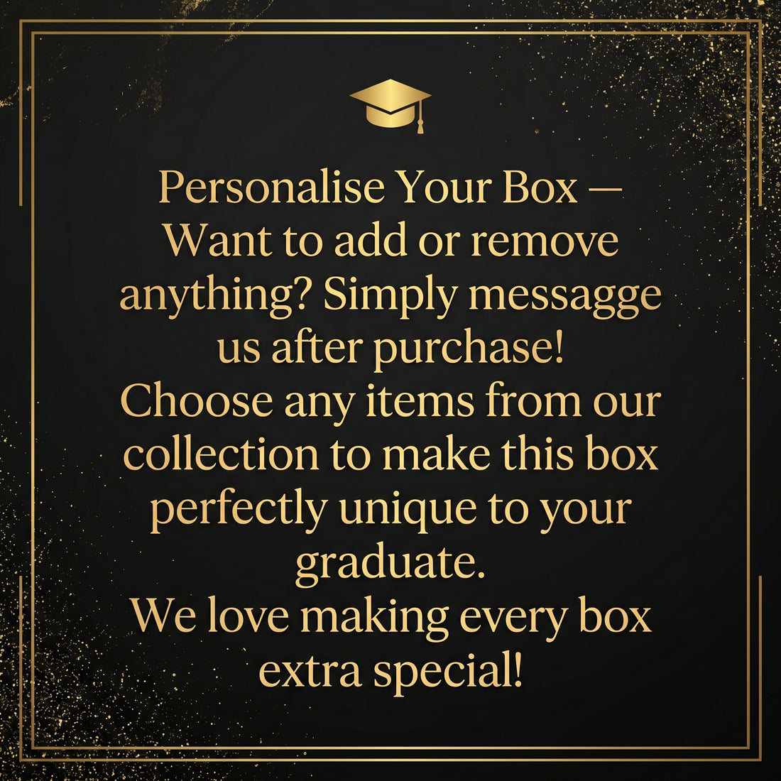 Graduation Explosion Box Gift | Personalized Grad Cap Surprise Box for Her