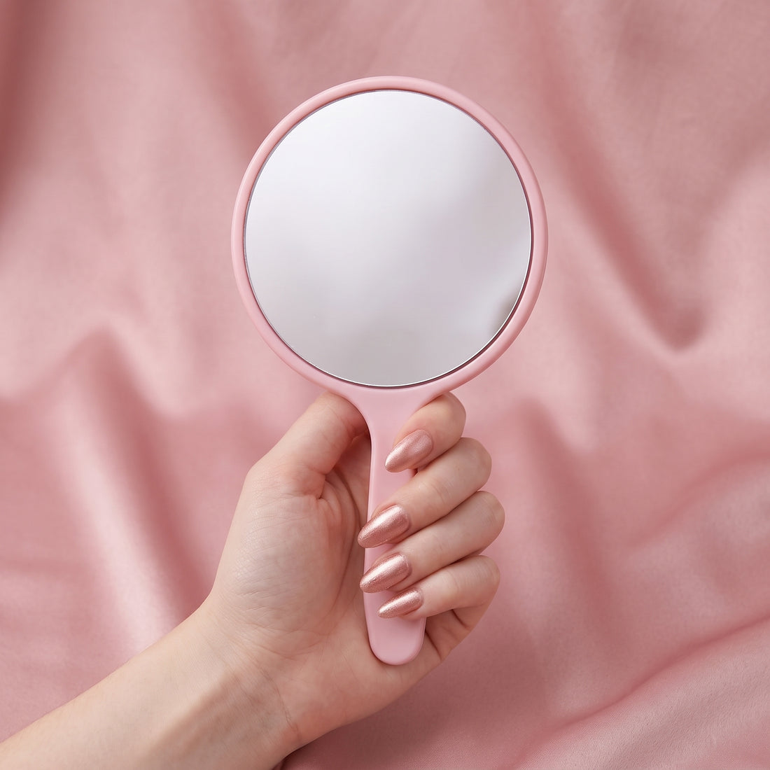 Compact Handheld Makeup Mirror