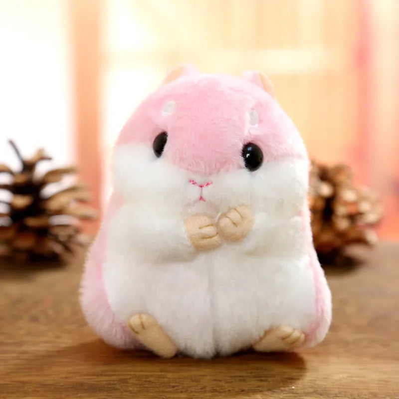 Kawaii Hamster Plush Keychain – Cute Bag Charm