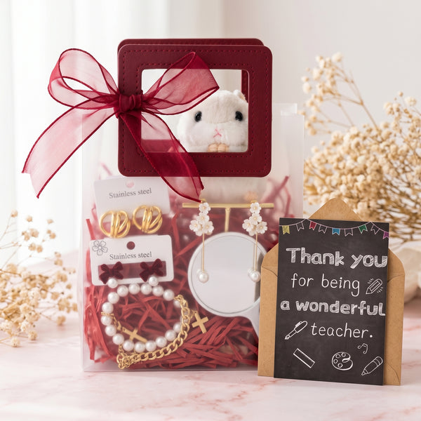 Personalized Teacher Appreciation Gift Bag | Jewelry Gift Set