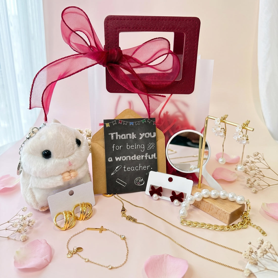 Personalized Teacher Appreciation Gift Bag | Jewelry Gift Set