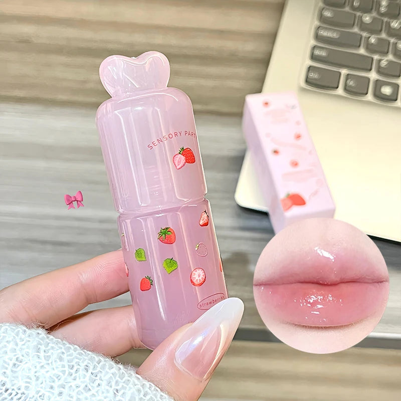 Jelly Glass Lip Gloss Fruit Tint Set LINEA AURA