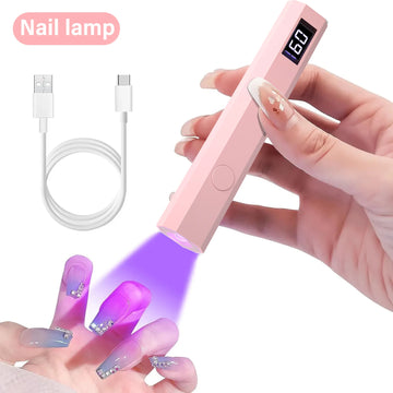 Mini Handheld UV LED Nail Lamp Portable