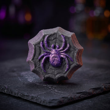 Spider Bath Bomb – Halloween Spiderweb Design
