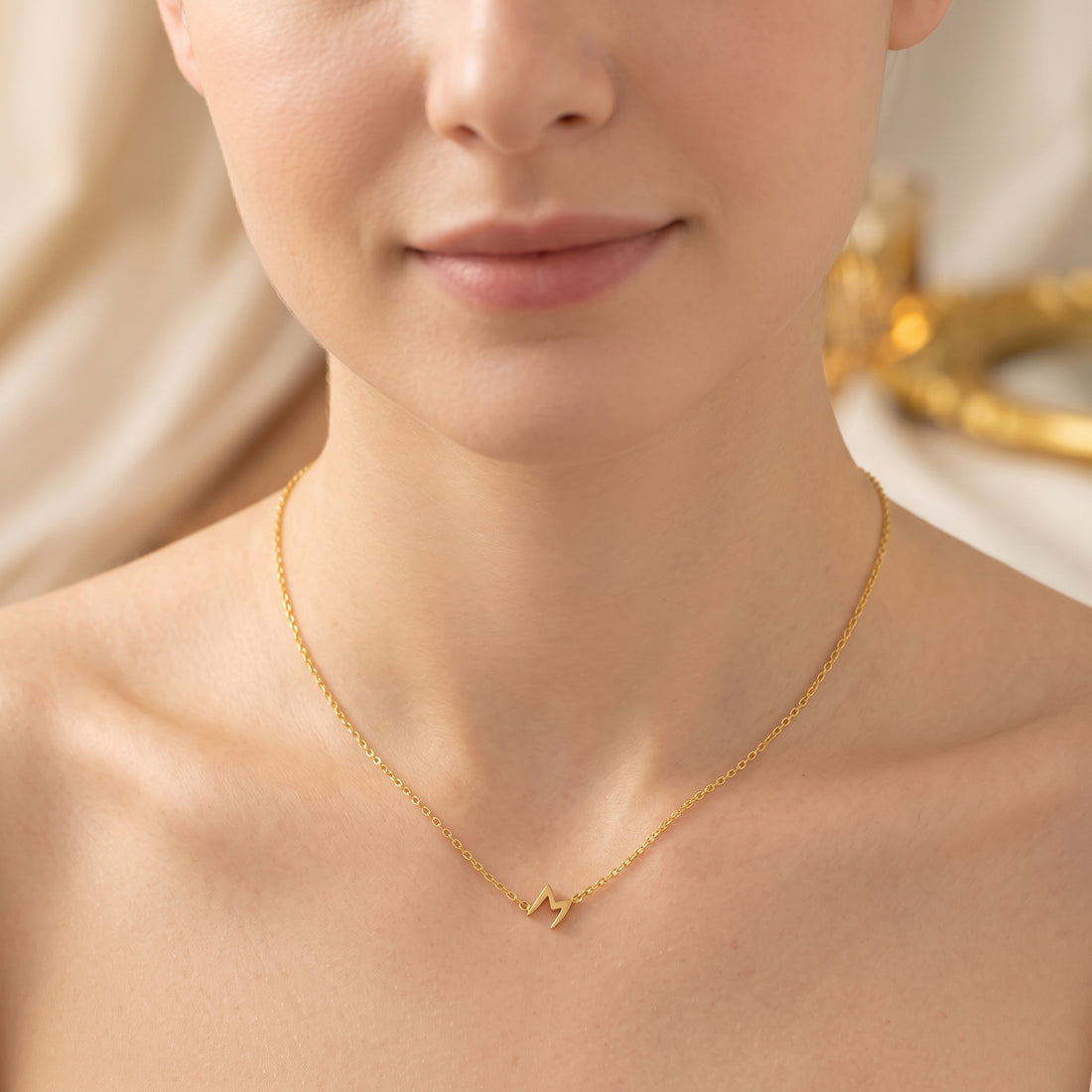 Gold Triple Heart Necklace – 18K Gold Plated Stainless Steel